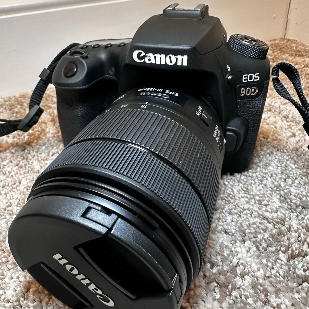 Canon- EOS 90D DSLR Camera 18-135mm Lens